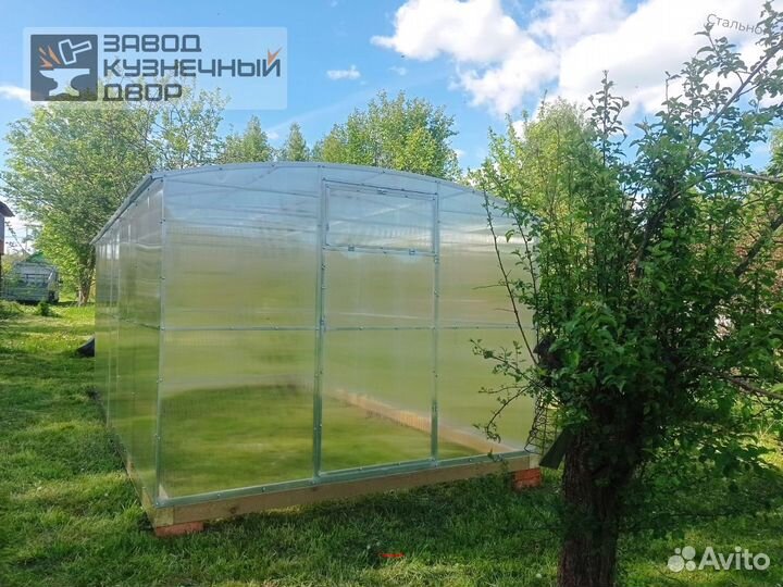 Теплица богатырьтеплица усиленная с двойной дугой