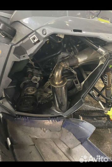 Глушитель прямоток для Polaris 600-800