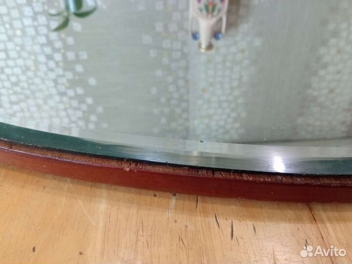 Зеркало овальное в раме 80*45 см