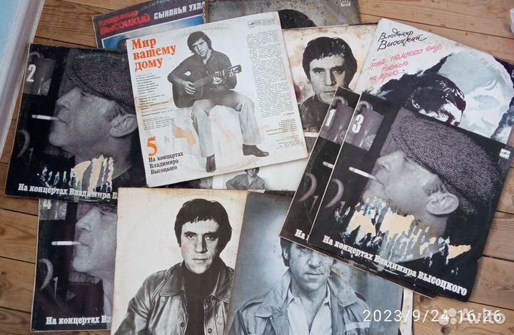 Виниловые пластинки высоцкого