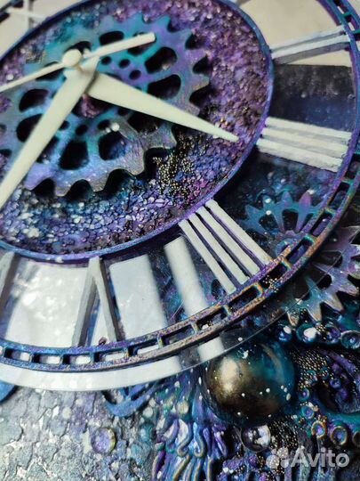 Часы настенные ручной работы