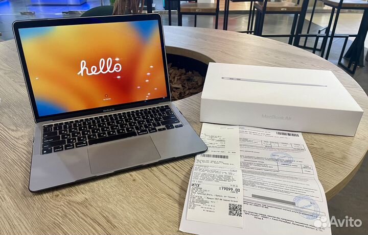 MacBook Air 13 M1 (2020) 256GB(На гарантии)