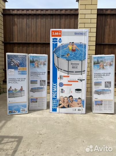 Новые каркасные бассейны Intex и Bestway