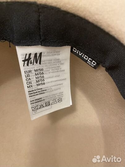 Шляпа женская шерсть H&M