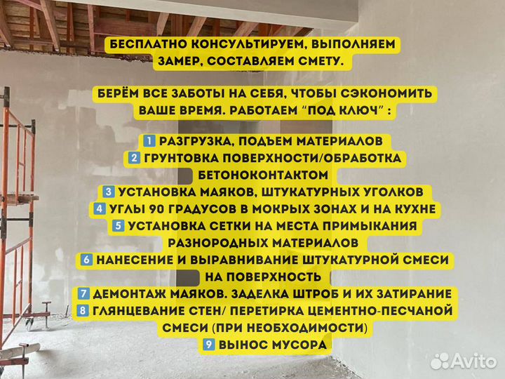 Штукатурка стен