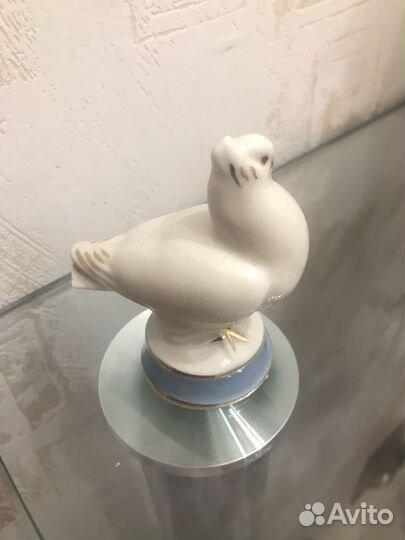 Малый голубь гжель СССР