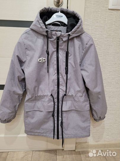 Куртка-парка демисезон для мальчика размер 146