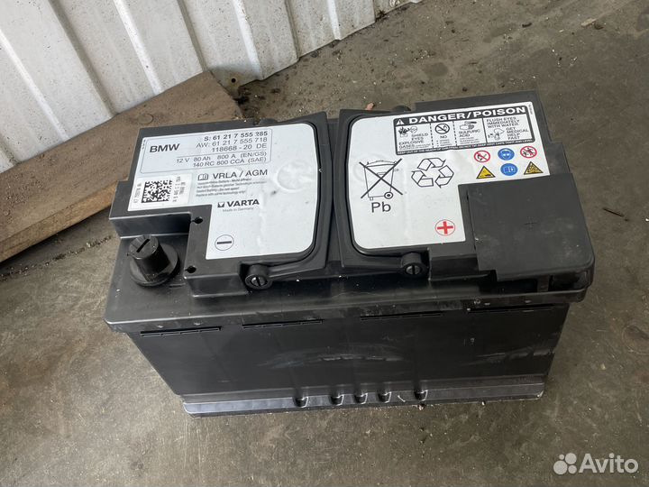 Аккумулятор BMW Agm 80Ah