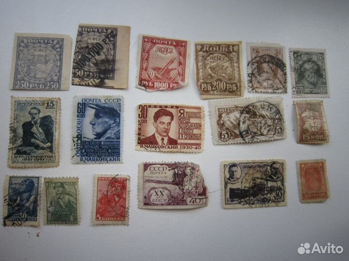 Почтовые марки СССР 1921-1991. 370шт