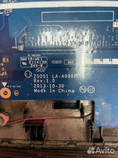 Материнская плата LA-A996P для нр 15-g