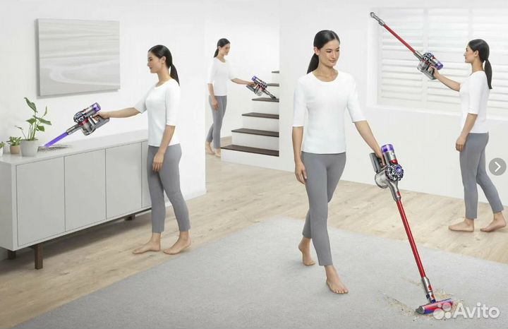 Пылесос вертикальный Dyson SV10 V8 Fluffy Plus