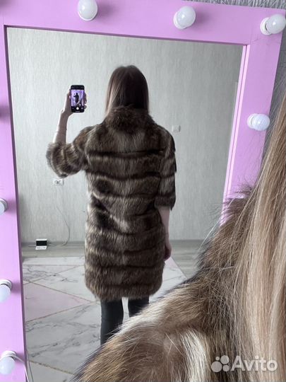 Шуба енот 44
