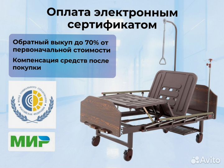 Кровать медицинская функциональная