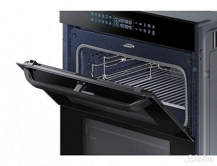 Духовой шкаф Samsung Dual Cook Flex NV75N7646RB черный