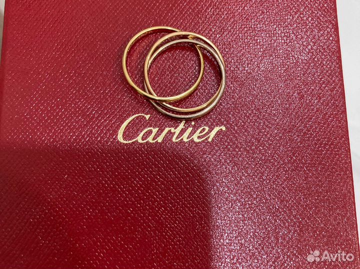 Cartier trinity кольцо