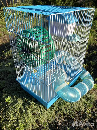 Клетка для хомяка 3 этажа