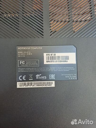 Colorful x15 I5-12500H/16GB/SSD512/RTX 3060 Новый