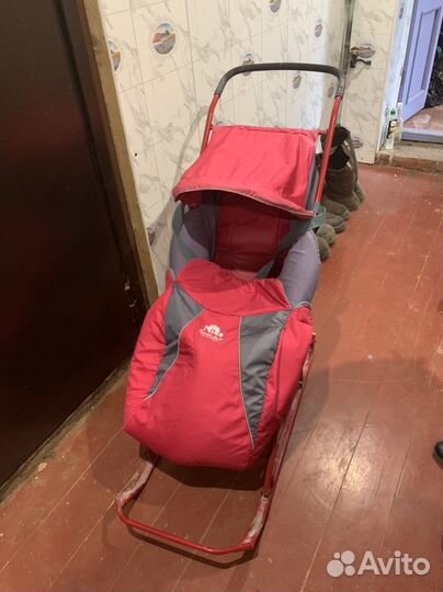 Коляска санки