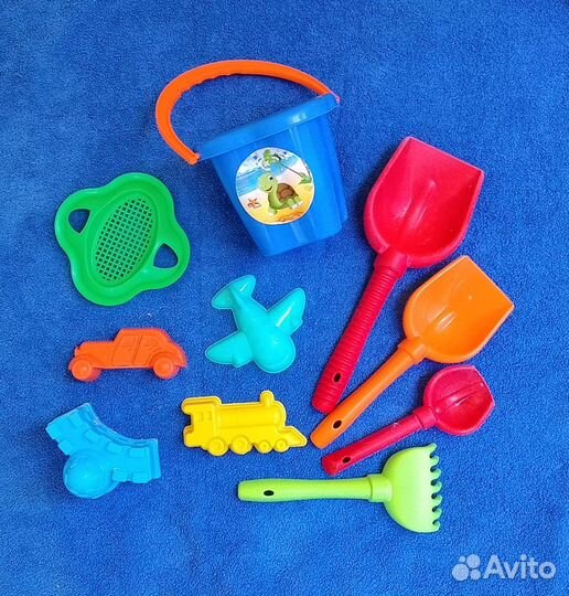 Игрушки для пляжа формочки ведерки лопатки
