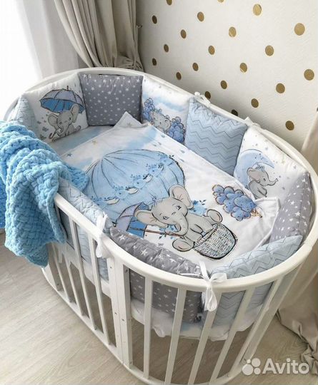 Бортики в кроватку