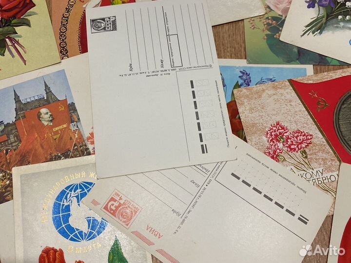 Открытки советские СССР почтовые карточки