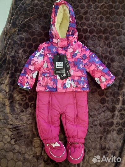 Новый зимний комбинезон для девочки 68