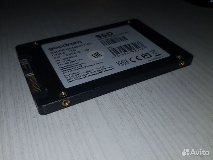 Ssd SATA 2.5 1tb goodram