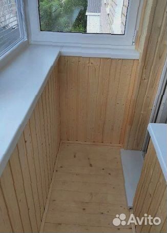 Обшивка вагонкой балконов