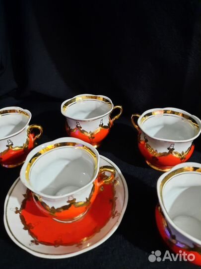 Чайные пары и чашки Красныйбутон