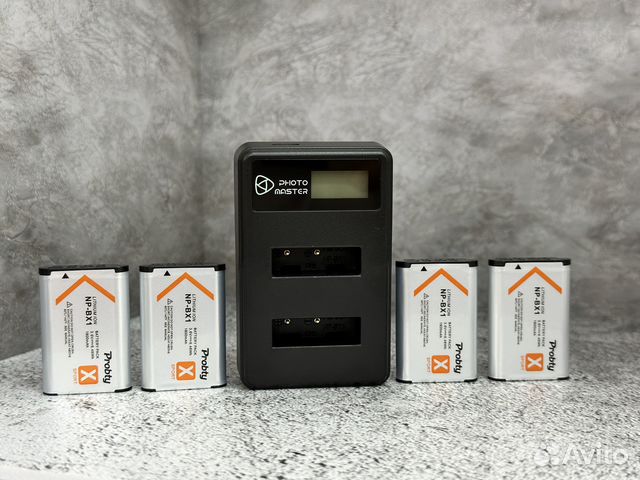 Аккумулятор + зарядка для Sony X3000 Probty (5шт)