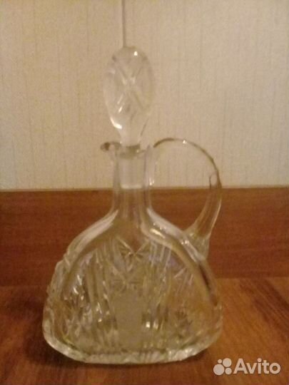 Графины. Кувшин. Стаканы. Хрусталь. Стекло. СССР