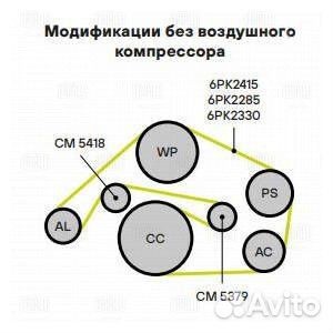 Ролик приводного ремня опорный trialli CM 5418