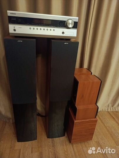 Jamo S500+Ресивер+Саб акустическая система 5.1