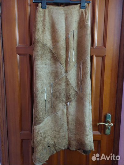 Кожаная юбка