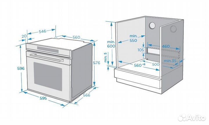 Духовой шкаф weissgauff EOM 751 PDB