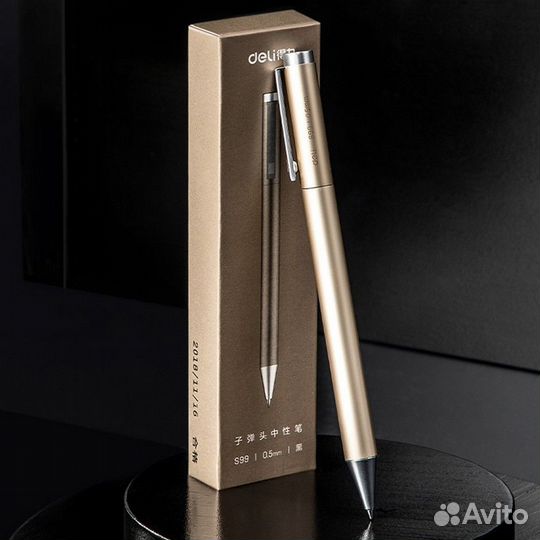 Стильная металлическая шариковая ручка Xiaomi Deli