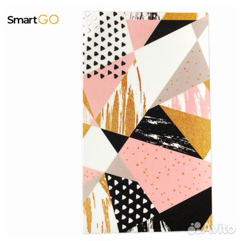 Защитная гидрогелевая плёнка (Розовая геометрия)