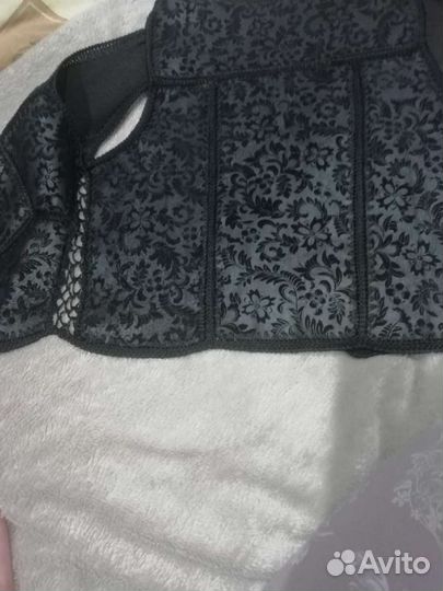 Кожаная жилетка, размер 44-46