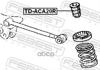 Отбойник заднего амортизатора (toyota RAV4 ACA2