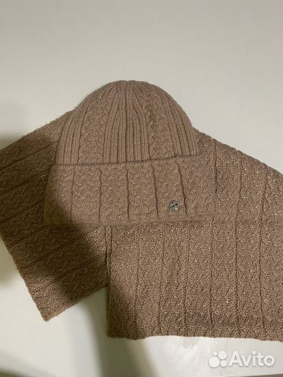 Комплект зимний шапка и снуд (шарф)