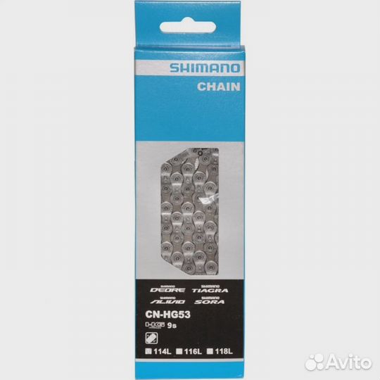 Цепь HG-53 Deore 9ск 116зв ecnhg53C116I