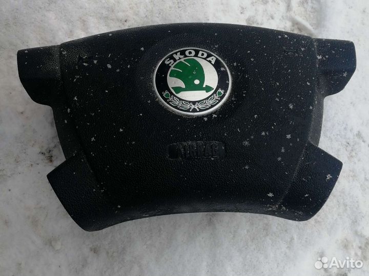 Руль с подушкой шкода фабия