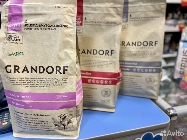 Grandorf корм для кошек корм для собак