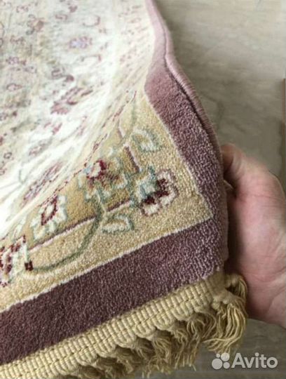 Ковер шелковый 2.40см на 3.40 мраморный эффект