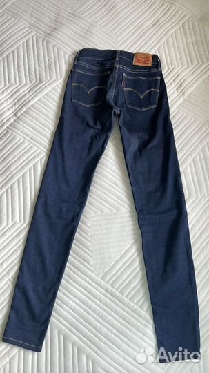 Джинсы Levis 710 w24 super skinny