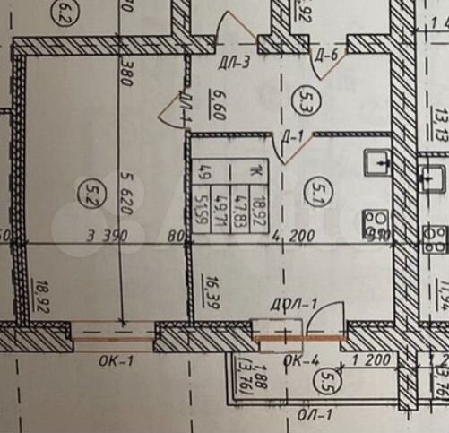 1-к. квартира, 37 м², 8/9 эт.