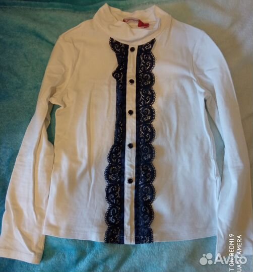 Школьные рубашки для девочек 128 размер