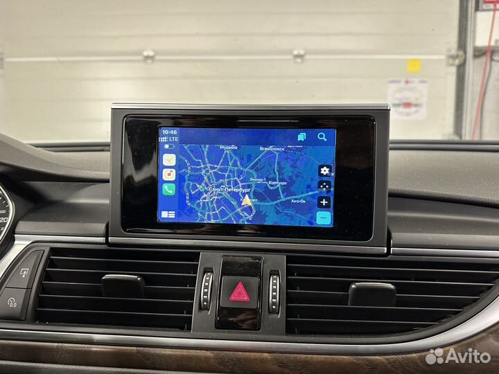 Беспородной CarPlay в Audi A6 C7