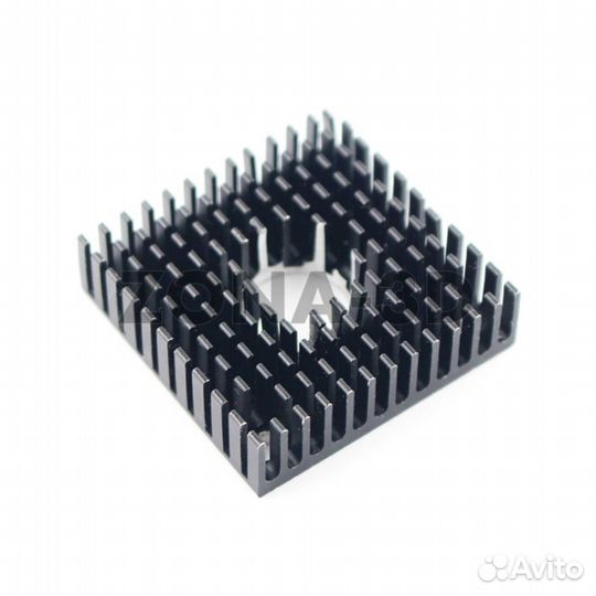 Черный радиатор MK8 с большой ребристостью