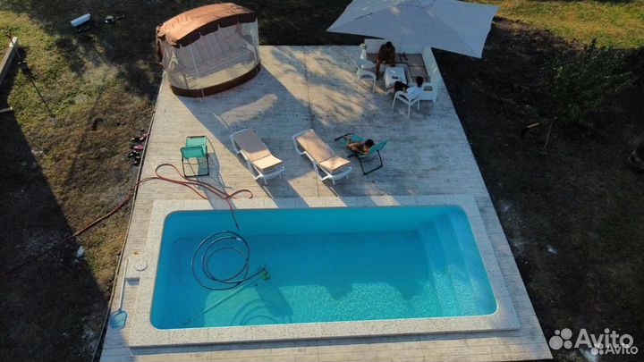 Полипропиленовый бассейн 7x3x1.5